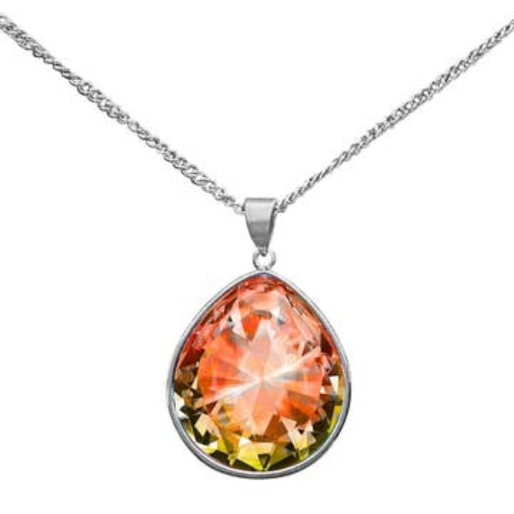Aurora - Teardrop Crystal Pendant